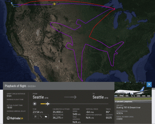 利用 flightradar24 追踪航班动态