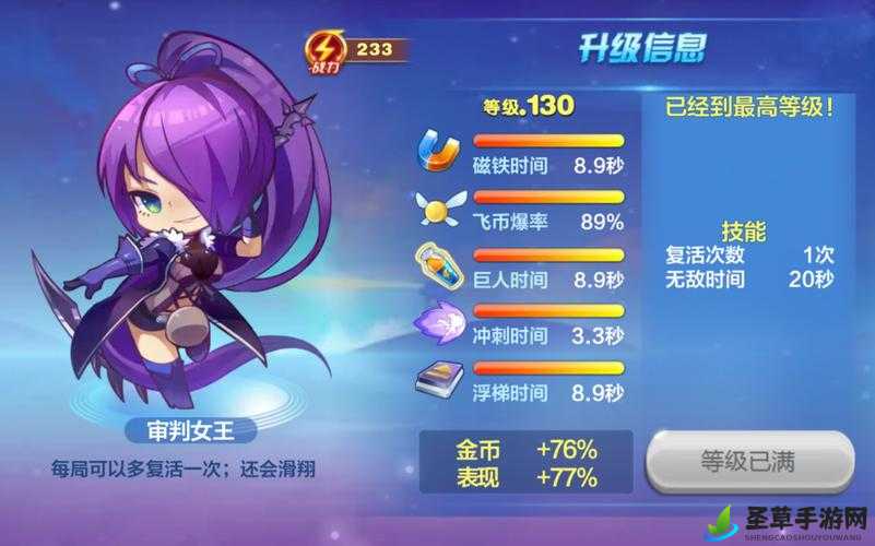 天天酷跑 PVP 版新角色审判女王图鉴及获取方式介绍